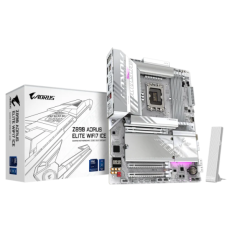GIGABYTE Z890 AORUS ELITE WIFI7 ICE, DDR5, SATA3, USB4, DP, 2.5GbE, WIFI 7, LGA1851 ATX