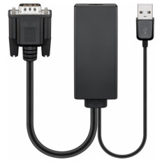 GOOBAY HDMI na VGA 0,1m (67816) črn adapter