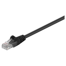 GOOBAY U/UTP CAT 5e LAN patch 2m črn povezovalni kabel