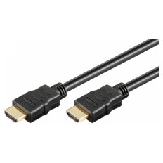GOOBAY High speed HDMI (M/M) 1.4 4K 30Hz 3m z Ethernet pozlačen črn kabel