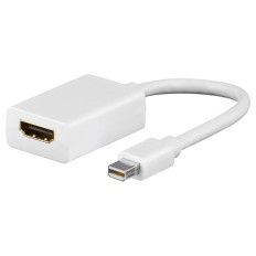 GOOBAY Mini DisplayPort (M) na HDMI (Ž) 0,15m bel adapter