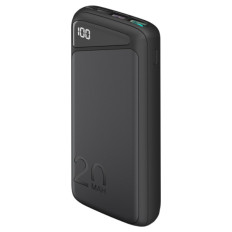 GOOBAY PowerBank 20.000 mAh USB-C 3.0 Quick-Charge črna prenosna baterija