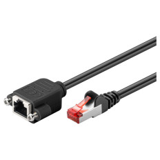 GOOBAY S/FTP (PiMF) CAT 6 3m črn mrežni podaljševalni kabel