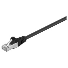 GOOBAY SF/UTP CAT 5e RJ45 Patch 5m črni povezovalni kabel
