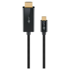 GOOBAY USB-C (M) na HDMI (M) 4K 60Hz 18 Gbit/s 3m črn kabel