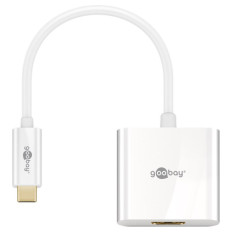 GOOBAY USB-C (M) na HDMI (Ž) 0,2m bel adapter