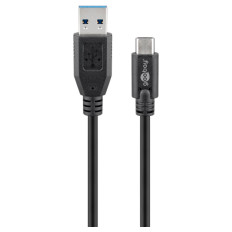 GOOBAY USB-C na USB-A 3.0 0,5m 15W sync polnilni kabel