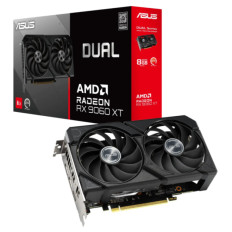 Grafična kartica AMD RX9060 XT Asus Dual - 8GB GDDR6  | 1xHDMI 2.1b 2xDisplayport 2.1a (90YV0MI1-M0NA00)