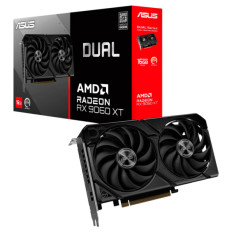 Grafična kartica AMD RX9060 XT Asus Dual - 16GB GDDR6  | 1xHDMI 2.1b 2xDisplayport 2.1a (DUAL-RX9060XT-16G)