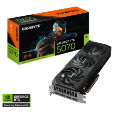Grafična kartica GIGABYTE GeForce RTX 5070 WINDFORCE OC SFF 12G, 12GB GDDR7, PCI-E 5.0