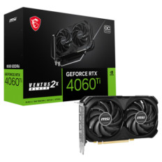 Grafična kartica nVidia RTX4060Ti MSI Ventus 2X Črna - 8GB GDDR6 (V515-017R)
