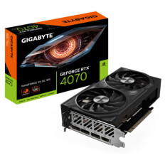 Grafična kartica nVidia RTX4070 GigaByte Windforce 2X OC - 12GB GDDR6X (GV-N4070WF2OC-12GD)