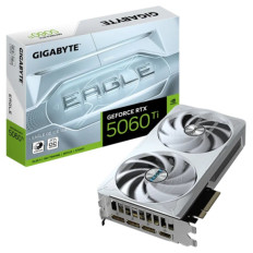 Grafična kartica nVidia RTX5060Ti GigaByte Eagle OC Ice Bela - 16GB GDDR7 (GV-N506TEAGLEOC ICE-16GD)