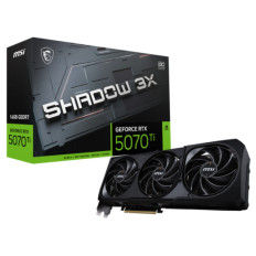 Grafična kartica nVidia RTX5070Ti MSI SHADOW 3X OC - 16GB GDDR7 (G507T-16S3C)
