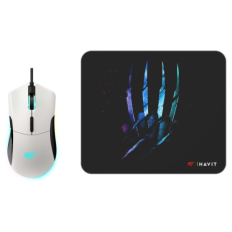 HAVIT komplet gaming miška MS1037CM + podloga