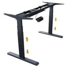 IcyBox IB-EW205B-T podnožje za ergonomsko električno dvižno mizo