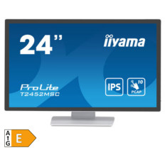 IIYAMA ProLite T2452MSC-W1 60,5cm (23,8") FHD IPS beli zvočniki na dotik informacijski / interaktivni monitor