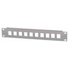 INTELLINET 10'' 1U 10-port siv slepi panel