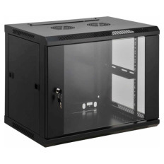 INTELLINET 19'' 12U 600x450 črna zidna komunikacijska omara
