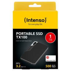 Intenso 1TB SSD TX100 500MB/s USB 3.2 Gen1x1 zunanji disk - črn