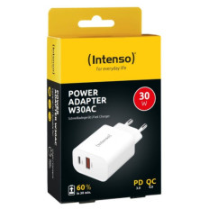 Intenso 30W napajalnik z USB-C in USB-A W30AC