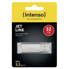 Intenso 32GB Jet Line USB 3.2 70MB/s spominski ključek - siv