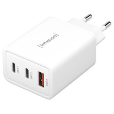 Intenso 65W GaN napajalnik s priključkom 2xUSB-C in 1xUSB-A W65ACC 