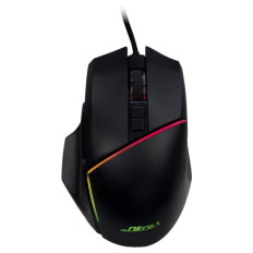 INTER-TECH Nitrox GT-100 RGB optična žična USB črna gaming miška
