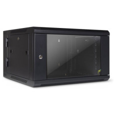 INTER-TECH SMA-6606 19" 6U 600x600 črna zidna komunikacijska omara