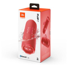 JBL Flip 7 Bluetooth prenosni zvočnik, rdeč