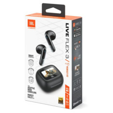 JBL Live Flex 3 brezžične slušalke z mikrofonom, črne