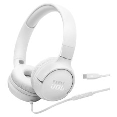 JBL Tune 520 USB-C žične slušalke, bele