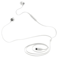 JBL USB-C žične slušalke Tune 305C, bele