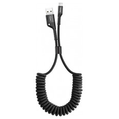 Kabel BASEUS Fish Eye USB Lightning / 2A, 1m (črn)
