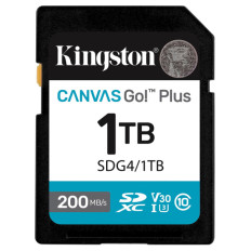 KINGSTON Canvas Go! Plus SD 1TB Class 10 UHS-I U3 V30 (SDG4/1TB) spominska kartica