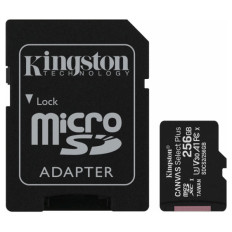 KINGSTON Canvas Select Plus microSD 256GB Class10 UHS-I adapter (SDCS2/256GB) spominska kartica