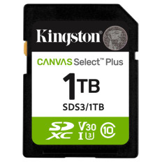 KINGSTON Canvas Select Plus SD 1TB Class10 UHS-I (SDS3/1TB) spominska kartica