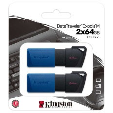 KINGSTON DataTraveler Exodia M 64GB USB 3.2 Gen1 (DTXM/64GB-2P) dvojno pakiranje USB ključ