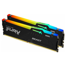 KINGSTON Fury Beast 32GB (2x16GB) 5600MT/s DDR5 CL36  EXPO KF556C36BBEAK2-32 RGB ram pomnilnik