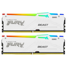 KINGSTON Fury Beast 64GB (2x32GB) 6000MT/s DDR5 CL30 XMP KF560C30BWEAK2-64 RGB beli ram pomnilnik