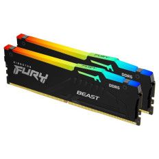 Kingston Fury Beast RGB 32GB Kit (2x16GB) DDR5-5600 DIMM PC5-38400 CL36, 1.25V