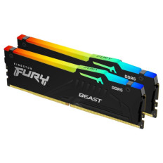 Kingston Fury Beast RGB 64GB Kit (2x32GB) DDR5-6000 DIMM PC5-48000 CL36, 1.35V
