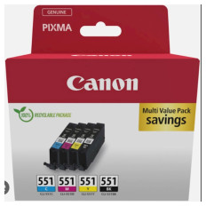 KOMPLET CANON CLI-551 KOMPLET C,M,Y,Č IP7250