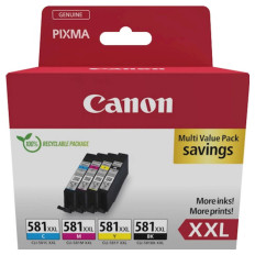 KOMPLET CANON CLI-581 CYAN XXL, MAGENTA XXL, RUMENA XXL, ČRNA XXL za TS705