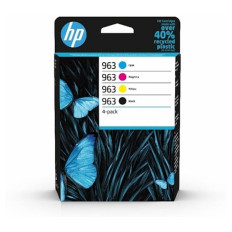 KOMPLET ČRNIL HP 963 CYAN, MAGENTA, RUMENA, ČRNA ZA OJ PRO 901x