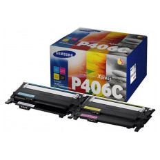 KOMPLET TONERJEV HP CLT-P406C ZA CLX-3300 CYAN, MAGENTA, RUMEN ZA 1000 STRANI IN ČRN ZA 1.500