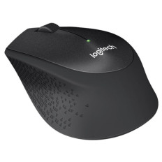 Logitech B330 Silent Plus brezžična miška, črna
