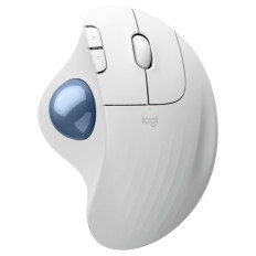 LOGITECH ERGO M575S brezžična bluetooth optična bela miška