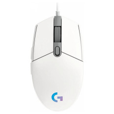 LOGITECH G102 LIGHTSYNC gaming optična bela miška