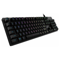 LOGITECH G512 Carbon RGB USB GX Red (Linear) mehanska gaming slo črna tipkovnica